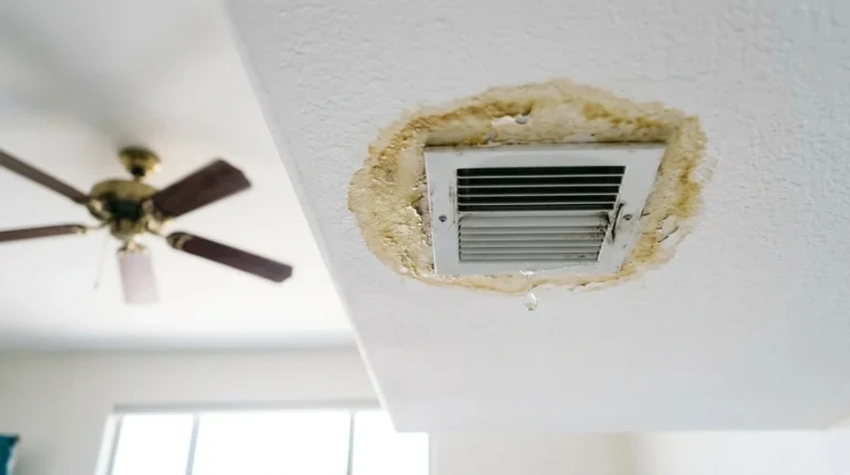 Why Your Ceiling Is Wet in August: The AC Condensate Leak Nobody Checks For